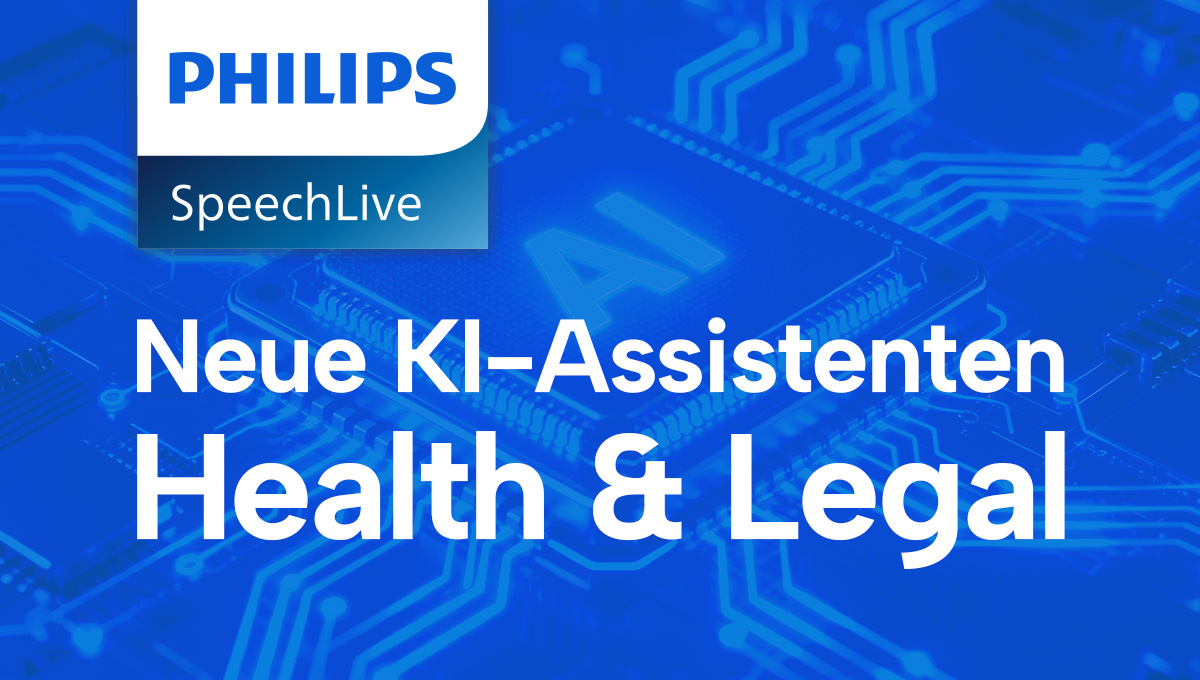 Neue SpeechLive-Produkte 2026: Health & Legal – KI-gestützte Echtzeit-Dokumentation während des Gesprächs